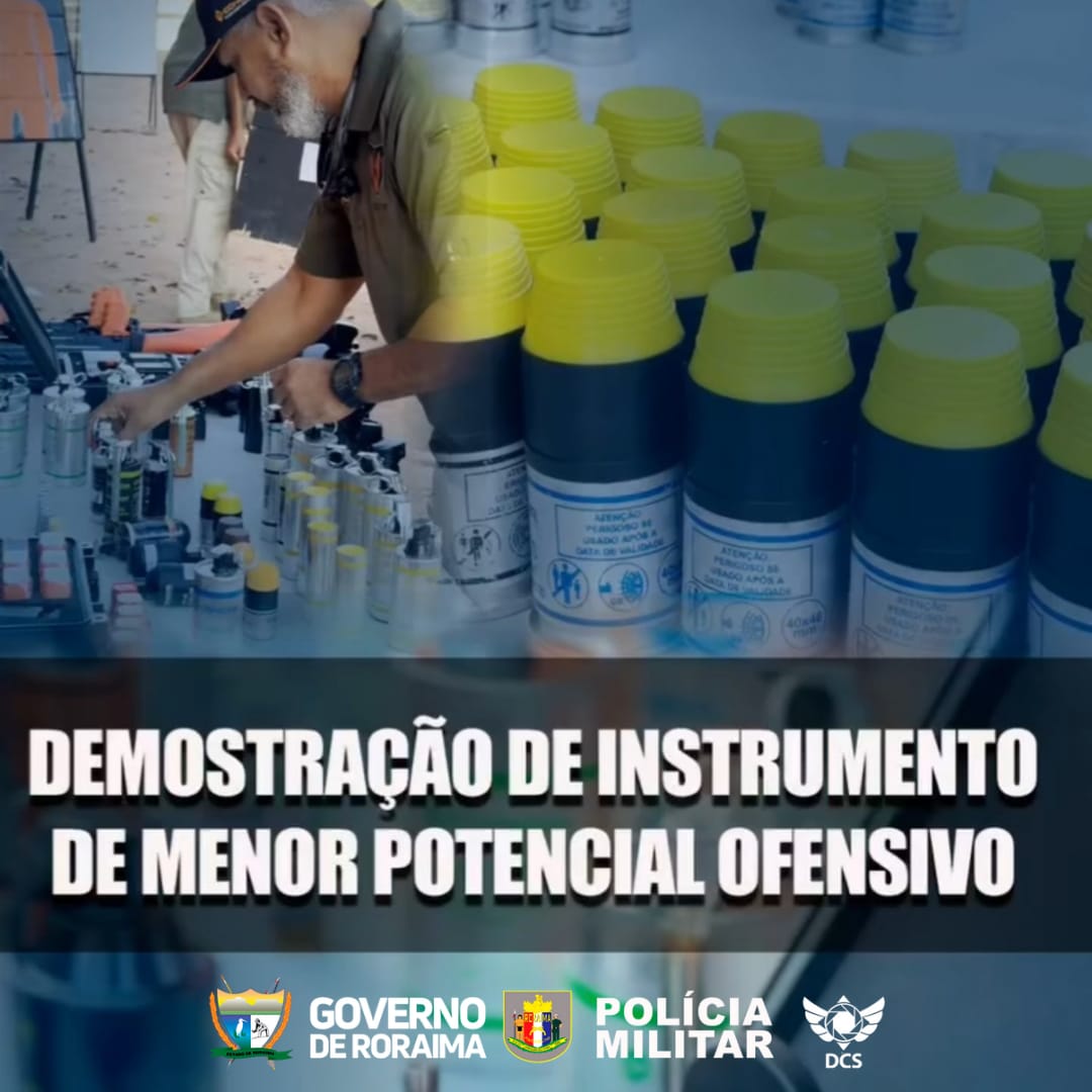 Demonstração de Instrumento de Menor Potencial Ofensivo